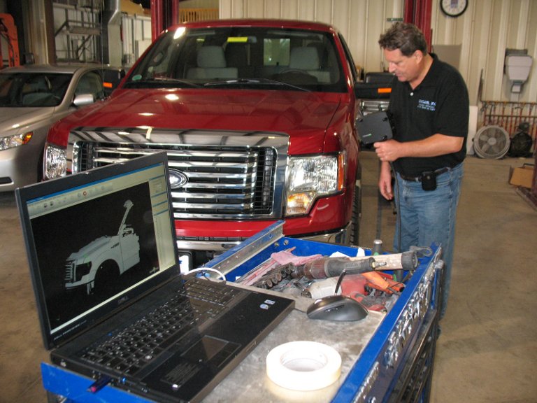CEO scanning prototype vehicle